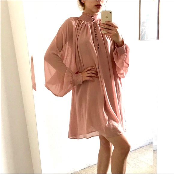 Nasty Gal Dresses & Skirts - Nasty Gal Blush Pink Mini Dress SZ XL